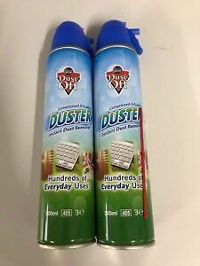 Falcon Dust Off Compressed-Gas Duster Instant Dust Removal 300ml x2