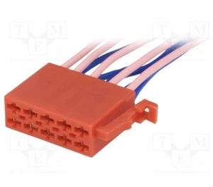 Arnés de cableado ISO 10 pines estándar de radio de automóvil completamente poblado telar de plomo - Imagen 1 de 1