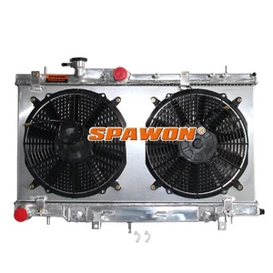 AT SPAWON For Subaru Baja Impreza 2003-07 Saab 9-2X 05-06 Radiator + Fan Shroud - Picture 1 of 8