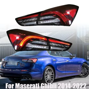 Conjunto de 1 juego de luces traseras DRL LED para Maserati Ghibli 2014-2022 - Imagen 1 de 17