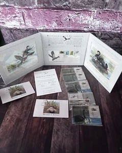 1991 Australia Waterbirds Folio Limited 5,000 Issued+20 postcards + 2 Stamp Sets - Picture 1 of 24