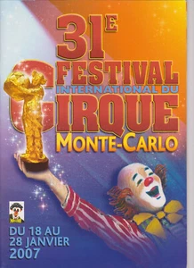 2007 PROGRAMME  CIRQUE FESTIVAL DE MONTE CARLO  64 pages - Imagen 1 de 1