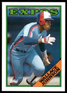 1988 Topps Wallace Johnson Montreal Expos #228