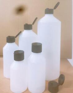 Plastic Bottles Natural HDPE with Flip Top Lid 150ml 200ml 250ml 500ml 1000ml