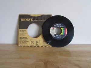 BURL IVES Call Me Mr In-Between / What You Gonna Do 45 RPM Vinyl Decca Records - Picture 1 of 2
