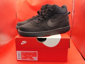 Nike Court Borough 839977-001 Mid Schnürschuhe High Top Basketballschuhe Jugend 5 - Bild 1 von 8