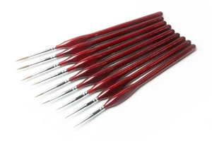 Auswahl: Detailpinsel m. Holz-Dreieckgriff u. Kunstfasern - Modellbau & Tabletop - Picture 1 of 10