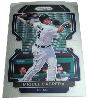 2022 Panini Prizm #211 Miguel Cabrera Detroit Tigers MLB Baseball Card (J7 - Image 1 of 2