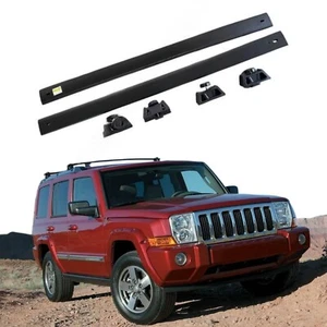 2PCS Cross Bars Fit for Jeep Commander (XK) 2006-2010 Roof Rails Rack ALU - Picture 1 of 7