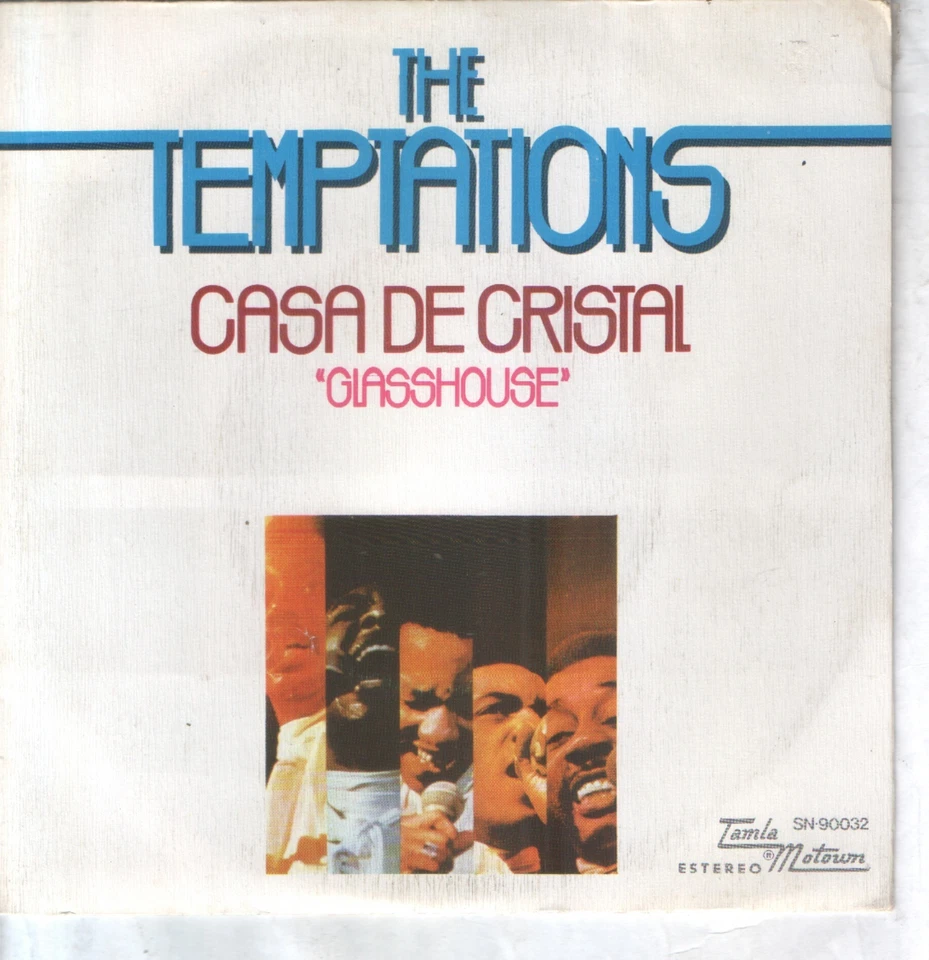 THE TEMPTATIONS 7"PS Spain 1975 Glasshouse - Image 1 of 1