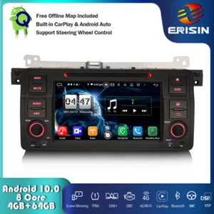 64GB Android 10 Car Stereo Sat Nav CarPlay Wifi BMW 3 Series E46 MG ZT Rover 75 - Picture 1 of 13