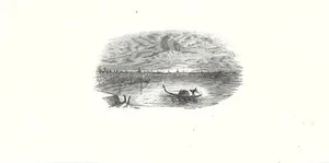 Stampa antica piccola VENEZIA gondola miniatura 1859 Old antique print Venice - Picture 1 of 1