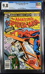 Amazing Spider-Man #189 (1979) CGC 9.8 WHITE PAGES - Classic Man Wolf Cover - Picture 1 of 2