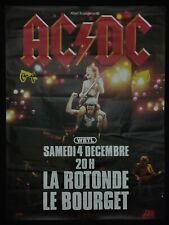 AC/DC - Grande affiche originale concert La Rotonde Paris 1982 - Poster 155x116