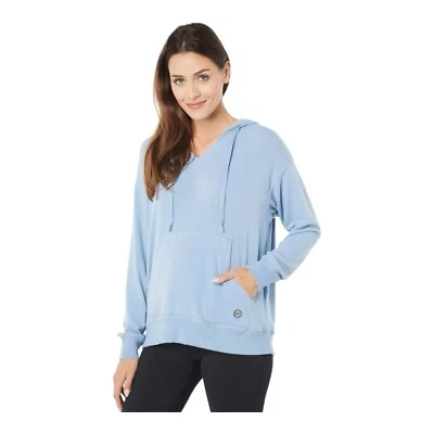 Michael Kors Mujer Acogedora Sudadera Cambray Azul Claro Talla Mediana Foto 1 de 4