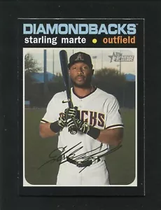 #703 STARLING MARTE, Diamondbacks - 2020 Topps Heritage: SP 205001Ce - Picture 1 of 3