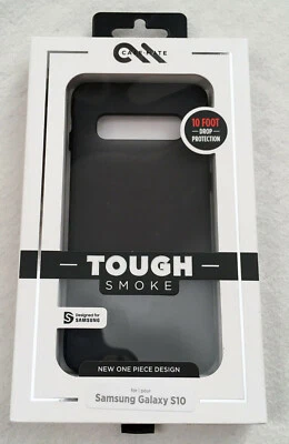 Case-Mate TOUGH One-Piece Case for SAMSUNG GALAXY S10, PM038690-1 Smoke NEW Foto 1 de 3