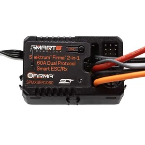 Spektrum SPMXSER1060 Firma 60A Smart Dual Protocol 2-in-1 ESC and Receiver - Picture 1 of 8