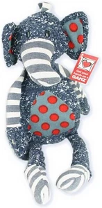 Ganz 16" Tweedles Elephant Polka Dot XMAS Striped Plush Kids Toy Stuffed Animal - Picture 1 of 4