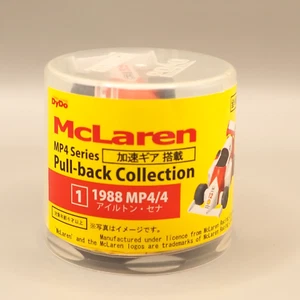 MP4/4 Ayrton Senna McLaren MP4 Pull-back Collection Mini Car DyDo Japan Z347 - Picture 1 of 5