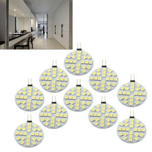 DC12V G4 Presa 24 LED 5050 SMD Luce LED Lampadina Tonda per Auto Camion Paesaggistica - Foto 1 di 15