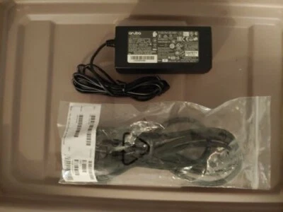  Aruba 48V/50W AC/DC Power Adapter ADP-50GR AP-AC2-48C with cord for AP-303H - Image 1 of 3