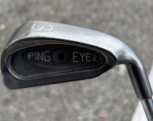 Ping Eye 2 Golf Club Iron Steel Stiff Right Black Dot 3 Iron Single Club - Picture 1 of 4