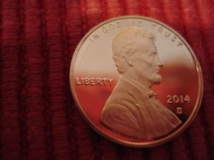 2014 S Lincoln Shield Gem Proof Penny - Picture 1 of 4