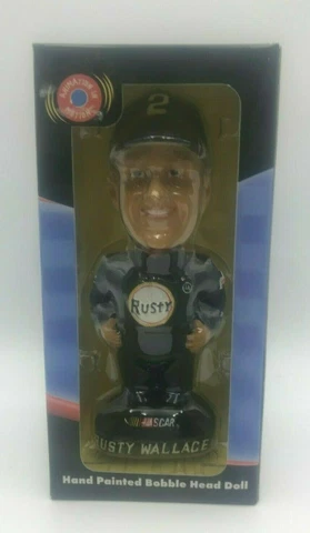 NIB Rusty Wallace Bobble Head Cover