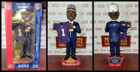Kevin Williams Bobblehead Draft Day Foco Minnesota Vikings Limited Edition /504 Cover