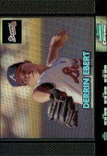 2000 (BRAVES) Bowman Chrome Retro/Future Refractors #288 Derrin Ebert