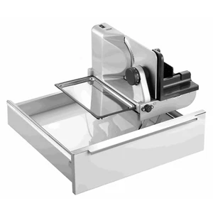 Tritatutto da incasso in metallo Ritter AES 62 SR argento destro da 45 cm cassetto - Foto 1 di 8