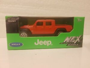 Welly NEX jeep gladiator orange  -1:60 1/60 diecast car Scale Model