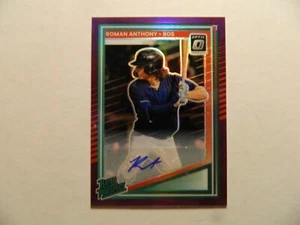 2025 Donruss Optic Purple Rated Prospect Auto. Karte Roman Anthony - Red Sox - Bild 1 von 2