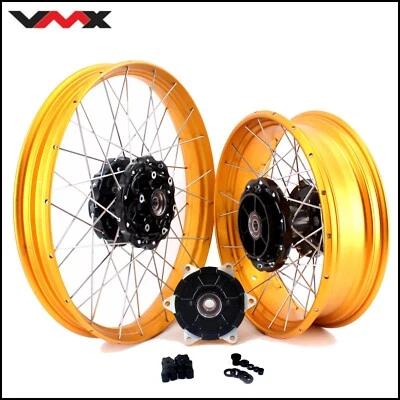 VMX 21 pulgadas/18 pulgadas Llantas doradas sin cámara para BMW F800GS / F800GS Adventure 2008-2020 Foto 1 de 4
