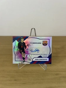 Panini Club Fc Barcelona Auto Sergi Dominguez Autografo Original Rookie - Picture 1 of 2