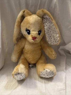 Build a Bear 17" More Moves Bunny Rabbit Jointed Tan Stars 2016 Stuffed Plush - Image 1 of 4