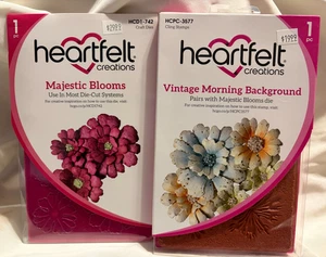 Heartfelt Creations Stempel & Stanzenset Vintage Morgen Hintergrund & Majestätische Blüte - Bild 1 von 11