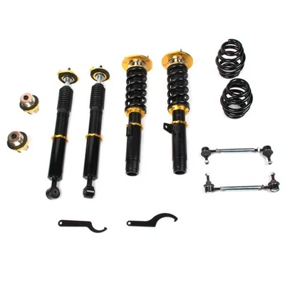 For 2001-2005 BMW E46 320i 325i 330i Adj. Height Shocks Coilovers Suspension Set Foto 1 de 4