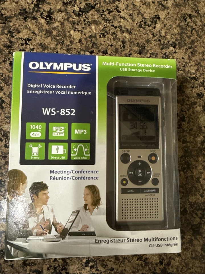Olympus Ws-852 4gb Digital Voice Recorder - Image 1 of 1