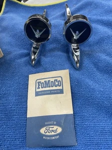 1959 Ford Fairlane Galaxie  NOS FoMoCo  fender ornaments - Picture 1 of 10