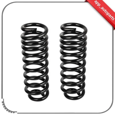 Pair Front Coil Spring for Ford F-150 F-250 80-1996 Bronco E-100 E-150 Econoline - Image 1 of 4
