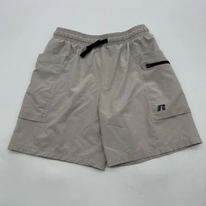 Russell Dri-Power 360 Athletic Cargo Shorts Youth Boys XL 14-16 Gray logo.#27855 - Picture 1 of 11