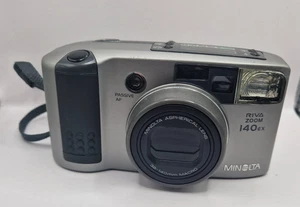 Minolta Riva Zoom 140 EX 35mm Zoom Camera Tested & Working - Picture 1 of 11