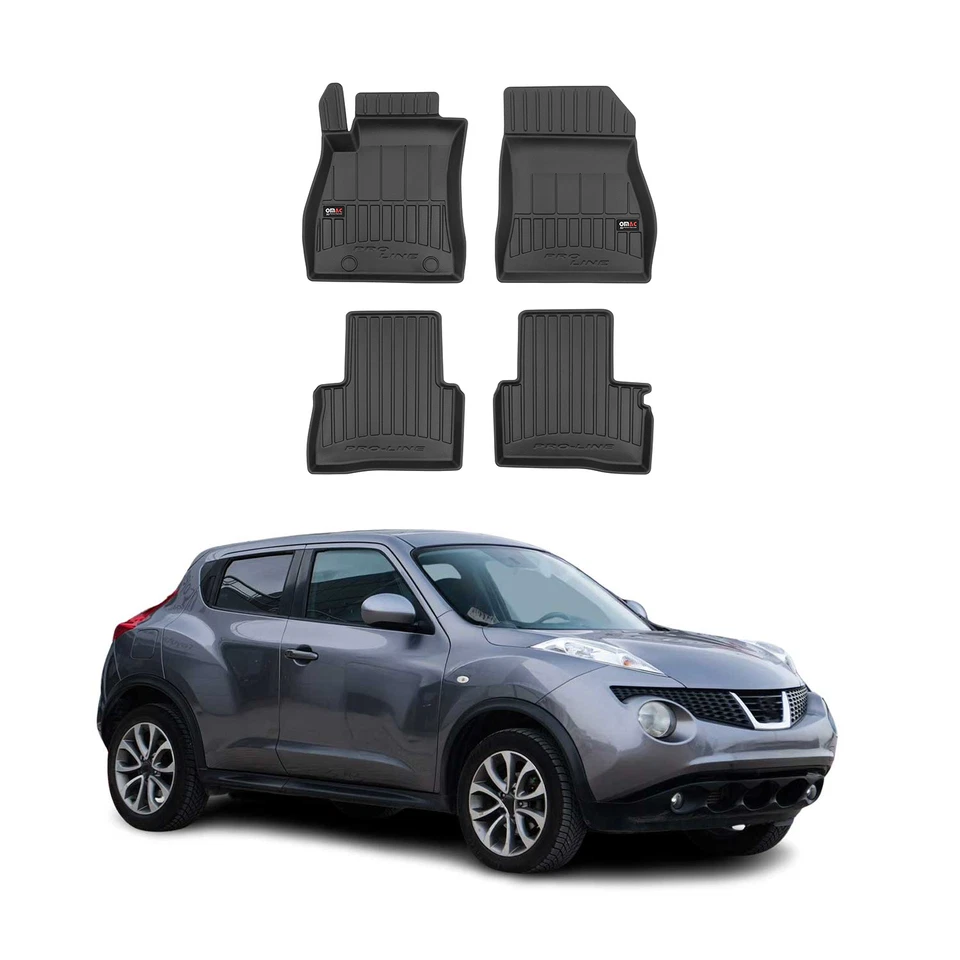 Juego completo de alfombrillas forros premium Nissan Juke 2011-2017 para todo tipo de clima resistente Foto 1 de 4