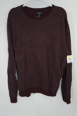 Suéter Nordstrom Tienda Para Hombres XL Borgoña Mezcla de Lana Cuello Redondo Pullover Foto 1 de 4