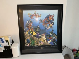 1995 DC Comics 60th Anniversary Warner Bros. Studio #23/50 Print / Litho Batman - Bild 1 von 10