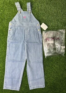 My Twinn Denim Overalls For The Girl Size Small Embroidered Heart NEW RARE - Picture 1 of 5