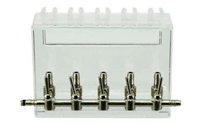 Ista Air Pump Control Manifold Splitter Valve Airline Divider for Aquarium Tank - Picture 1 of 9