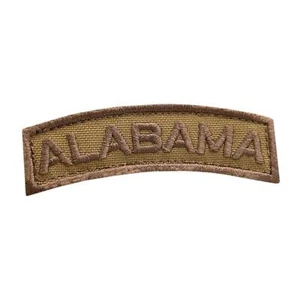 Parche táctico Alabama Shoulder Tab coyote bronceado AL State Morale - Imagen 1 de 2